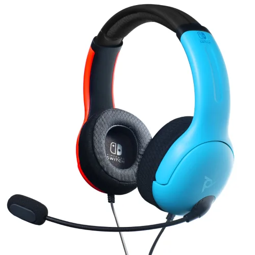 Cuffie Nintendo Switch LVL40 Wired NS (Blue/Red) PDP