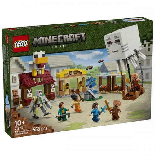21273 LEGO Minecraft Attacco al Villaggio del Ghast-Pallone
