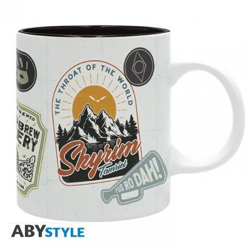 Skyrim Tazza 320ml Subli: Badge