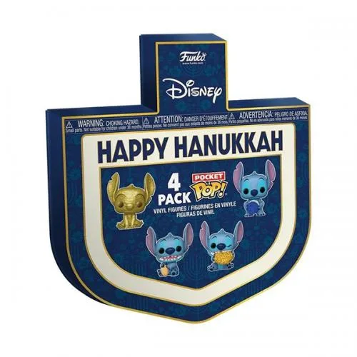 Funko POP! Disney: Stitch Happy Hanukkah Pocket 4PK