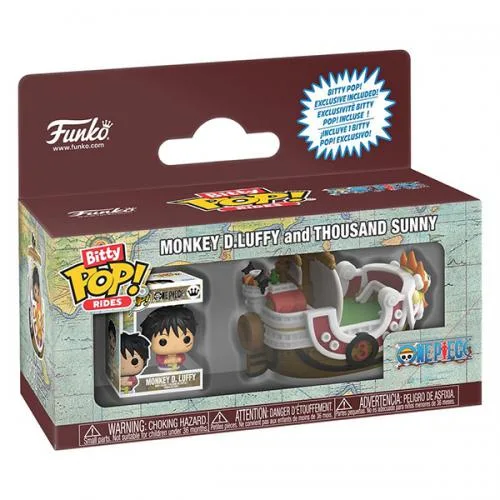 Funko Bitty POP! One Piece: Monkey D.Luffy w/Thousand Sunny