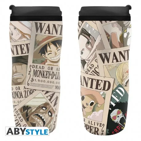 One Piece Travel Mug 355ml Wanted