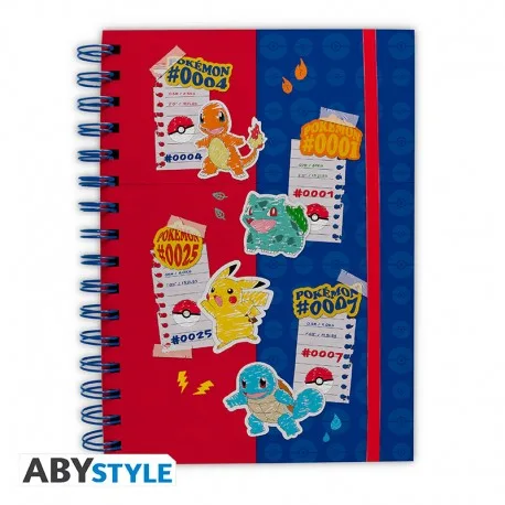 Pokemon A5 Notebook Anelli: Blue & Red Partners