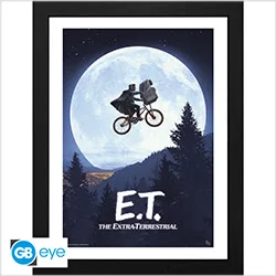 E.T. Framed Print : Moon