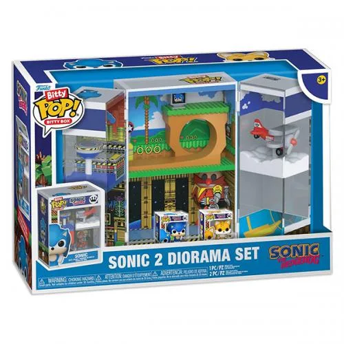 Funko Bitty POP! Sonic the Hedgehog: Sonic 2 Diorama Set