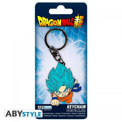 Dragon Ball Super Portachiavi: Goku Saiyan Blue 7cm