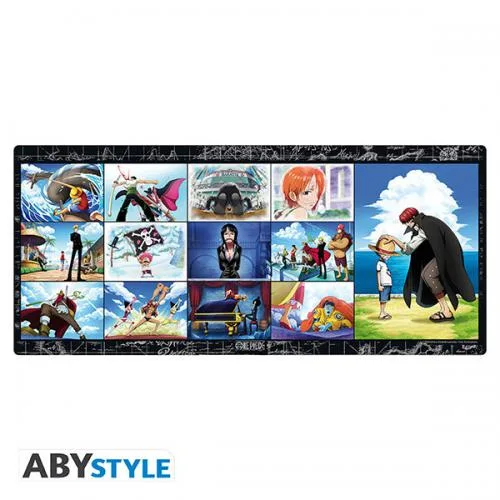 One Piece Tappetino Mouse XXL: Strawhat Crew 90x40cm