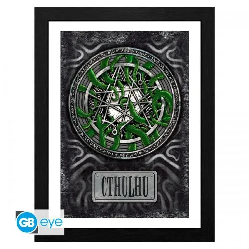 CTHULHU Framed Print: Necronomicon 30x40