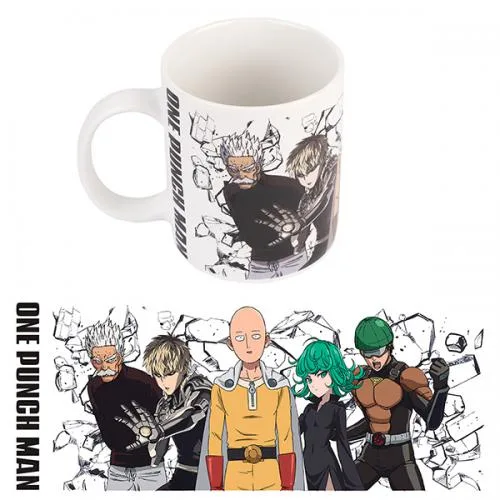 One Punch Man Tazza 320ml: Heroes