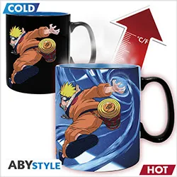 Naruto Tazza 460ml Heat Change Naruto & Sasuke