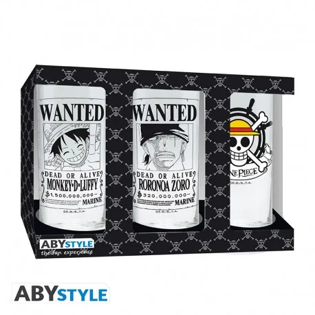 One Piece Set 3 Bicchieri