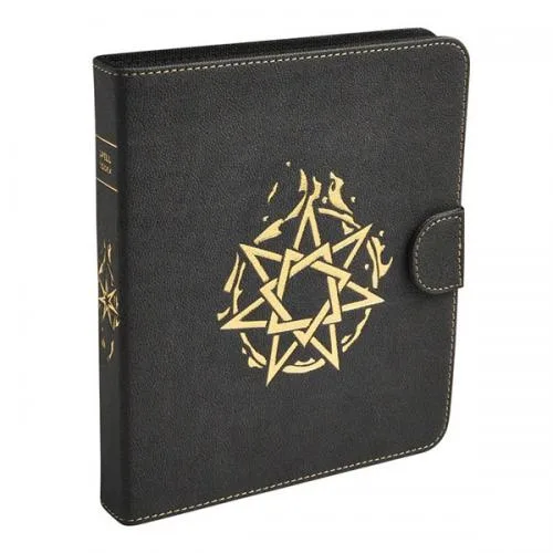 Portfolio Roleplaying Spell Codex Iron Grey Dragon Shield
