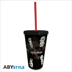 Bicchiere con Cannuccia 470ml Junji Ito : Chibi Art