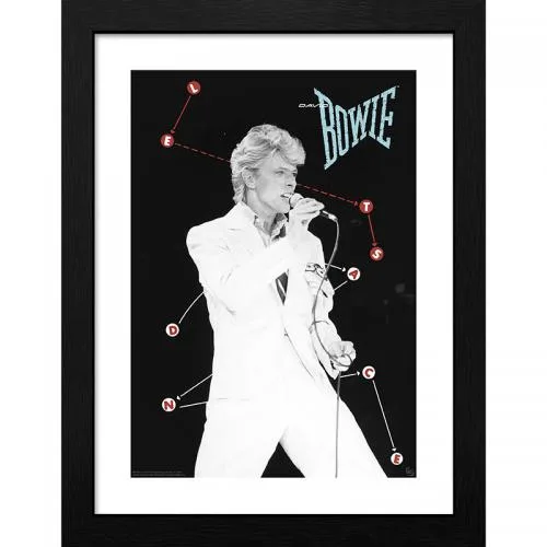 Framed Poster David Bowie : Lets Dance