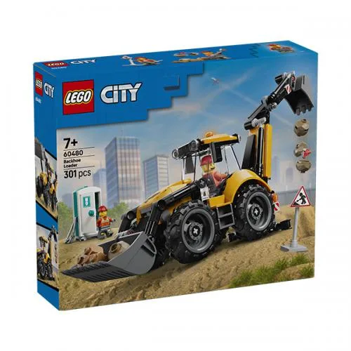 60480 LEGO City Veicoli Scavatrice da Cantiere Gialla