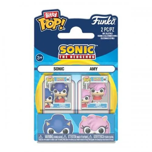 Funko Bitty POP! Sonic the Hedgehog: Sonic & Amy Rose 2PK