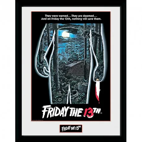 Poster Friday 13Th : Framed Poster - Movie