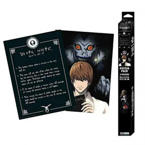 Poster Set 2 Chibi - Death Note : Light and Death (52x38)