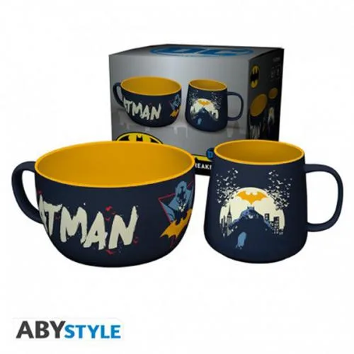 DC Comics Colazione Set Ciotola/Tazza Batman Iconic