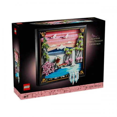 31218 LEGO Art Paesaggio Giapponese con Ciliegi Fioriti