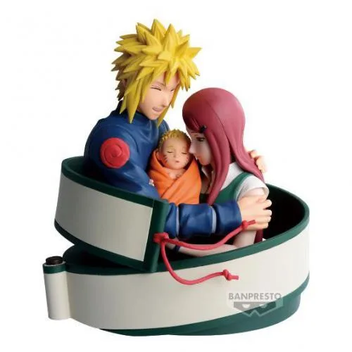 Naruto 72 Series: Minato & Naruto & Kushina 13cm