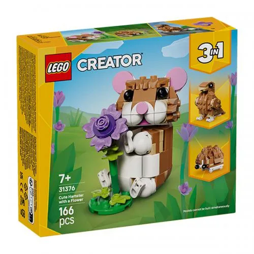 31376 LEGO Creator Simpatico Criceto con Fiore