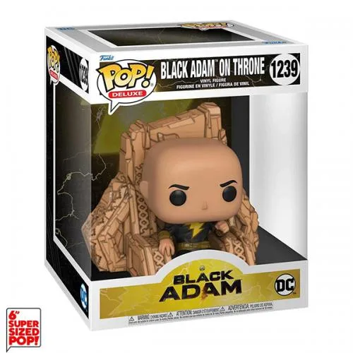 Funko POP! Black Adam: Black Adam on Throne (1239) DLX