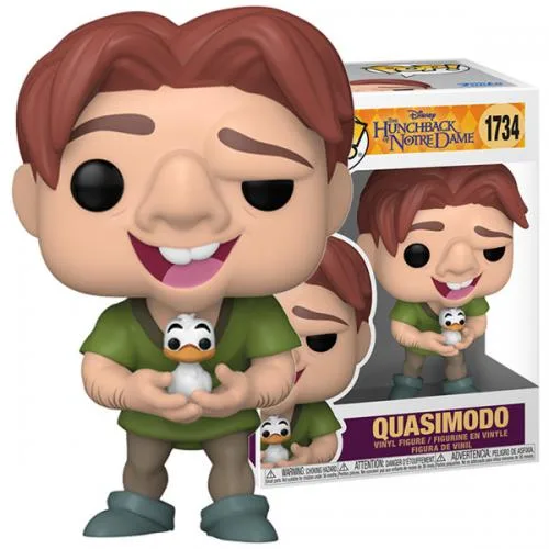 Funko POP! Il Gobbo di Notre Dame: Quasimodo w/Bird 1734