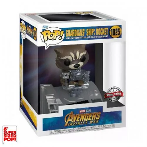 Funko POP! Infinity War: Ship Rocket (1025) EXM DLX