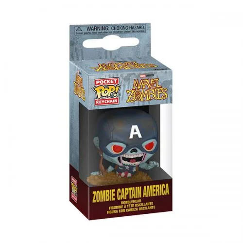 Key Funko POP! Marvel Zombie: Zombie Captain America