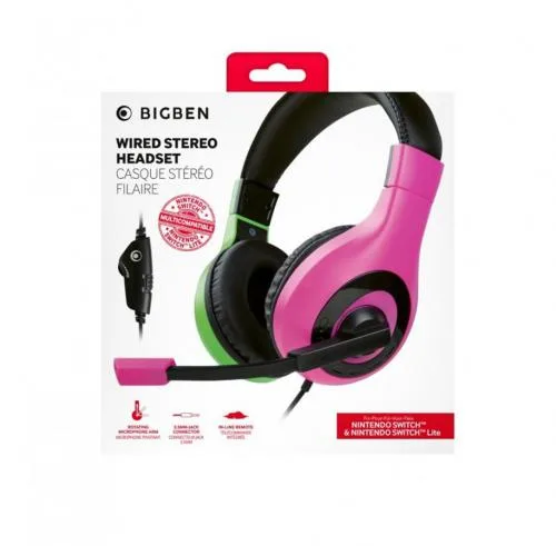 Cuffie Stereo Gaming V1 Bicolor Viola/Verde Switch