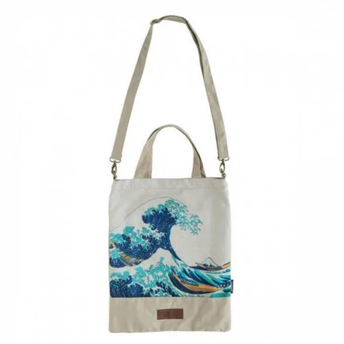 Hokusai Borsa di Tela: La Grande Onda di Kanagawa