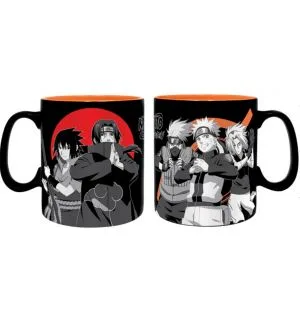 Naruto Shippuden Tazza 460ml: Group Black & White