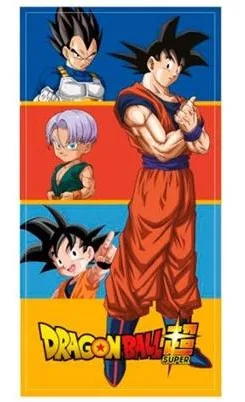 Dragon Ball Super Telo Mare Microfibra Goku Family 140x70cm