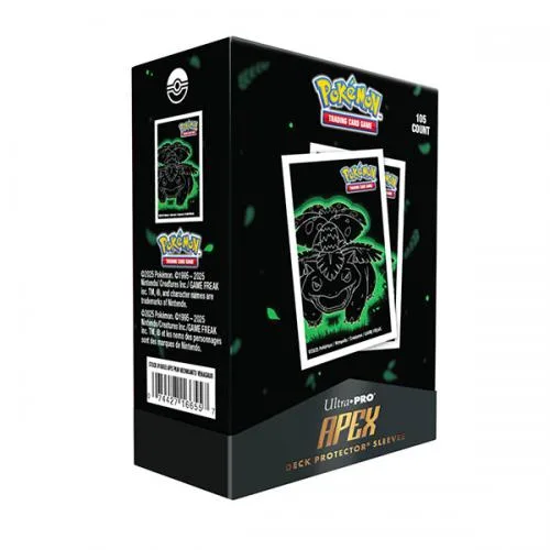 Pokemon 105 Proteggi Carte Neon Kanto Venosaur Ultra PRO