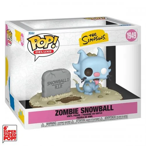 Funko POP! The Simpsons: Zombie Snowball 1949 DLX