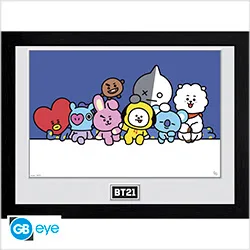 Framed Print BT21 : Groupe