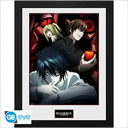 Death Note Cornici Frames Print Light L and Misa