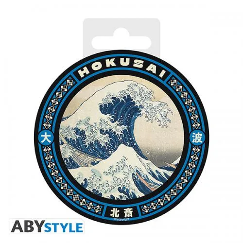 Hokusai Sottobicchiere Ceramica: Great Wave 10cm