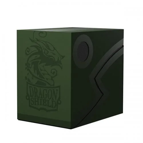 30651 Porta Mazzo Forest Green Black Double Dragon Shield