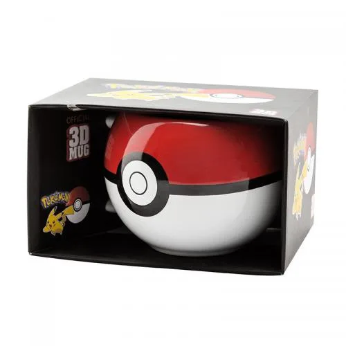 Tazza 3D Pokemon - Pokeball