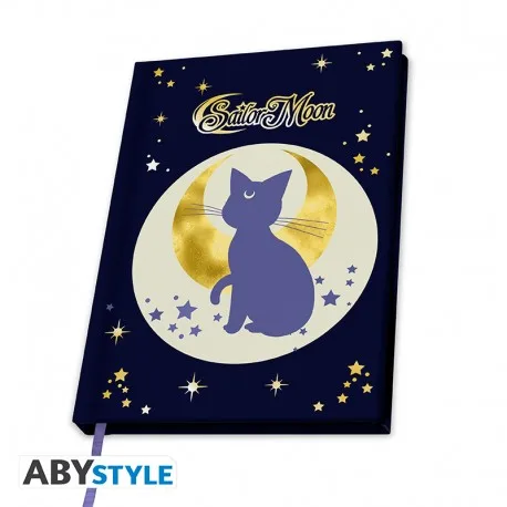 Sailor Moon A5 Notebook Premium: Luna & Artemis