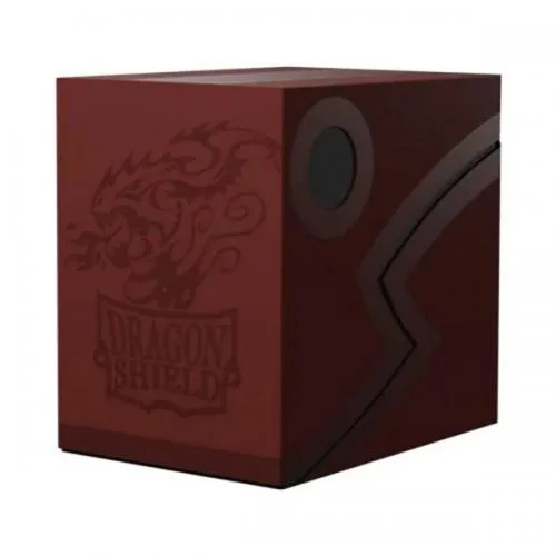 30650 Porta Mazzo Blood Red Black Double Dragon Shield