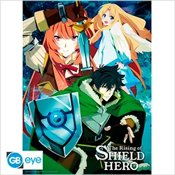 The Shield Hero Poster Chibi Naofumi's Party 52x38cm