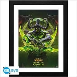World of Warcraft Framed Print Illidan (30x40)