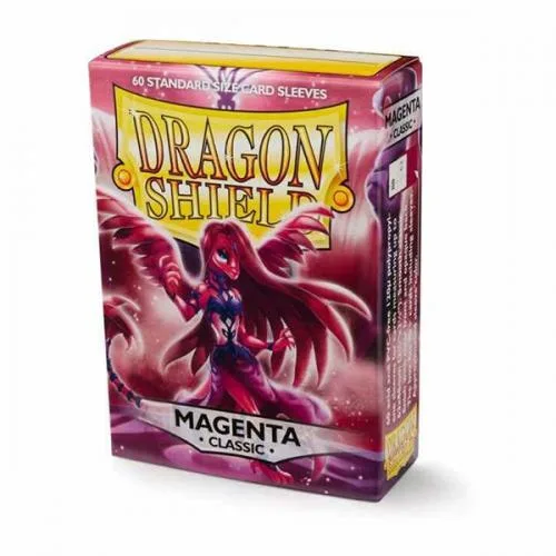 10726 60 Bustine Standard Classic Magenta Dragon Shield