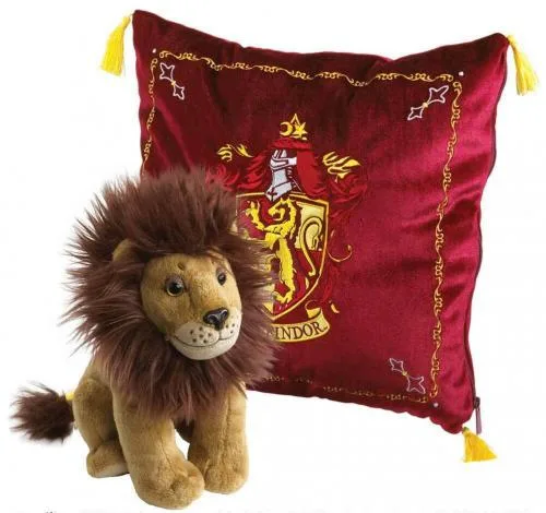 Harry Potter House Cushion w/Plush Fig Gryffindor