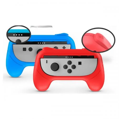 Kit 2 Grip Joy-Con Rosso/Blu Switch 2 -BIGBEN