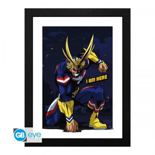 My Hero Academia Framed Print: All Might (30x40)