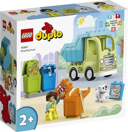10987 LEGO Duplo Town Camion Riciclaggio Rifiuti
